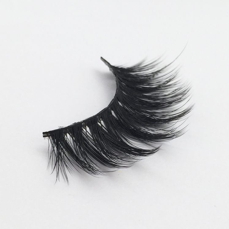 3D Handmade Lashes 100% Layered Natural Effect cruelty free 3d silk lashes faux mink eyelashes XJ18